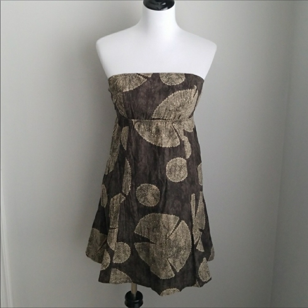 Free People strapless dress